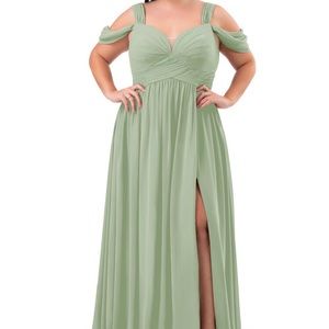 Azazie Lianne Bridesmaid Dress - Sage Green